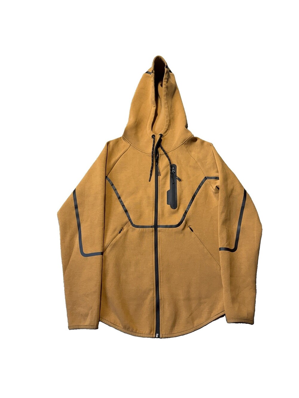 Alphalete LDB Brown Zip Up Hoodie Jacket Sweatshirt Size Small Active Gym